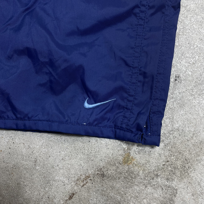 90s Nike Cargohose Blau mit hellblauen Streifen (L)