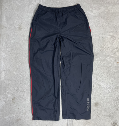 2000s Nike Track Pants Schwarz/Rot (L)
