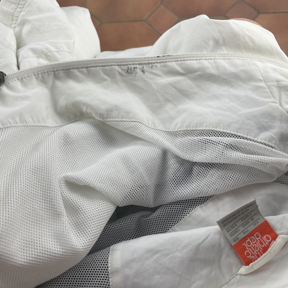 2000s Nike Athletic Dept. Windbreaker Weiß/Marine (XXL)
