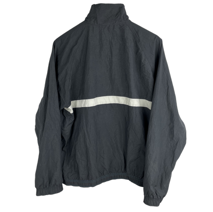 2000s Nike Windbreaker Blau/Schwarz/Weiß (L)