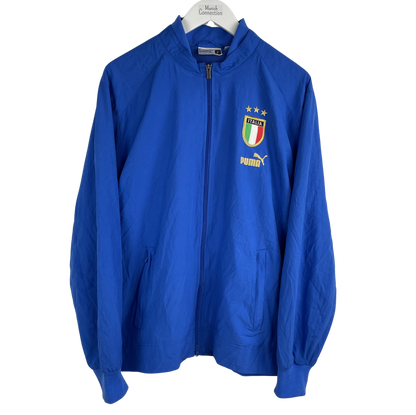 00s Puma Italien Nationalteam Jacke Blau (L)