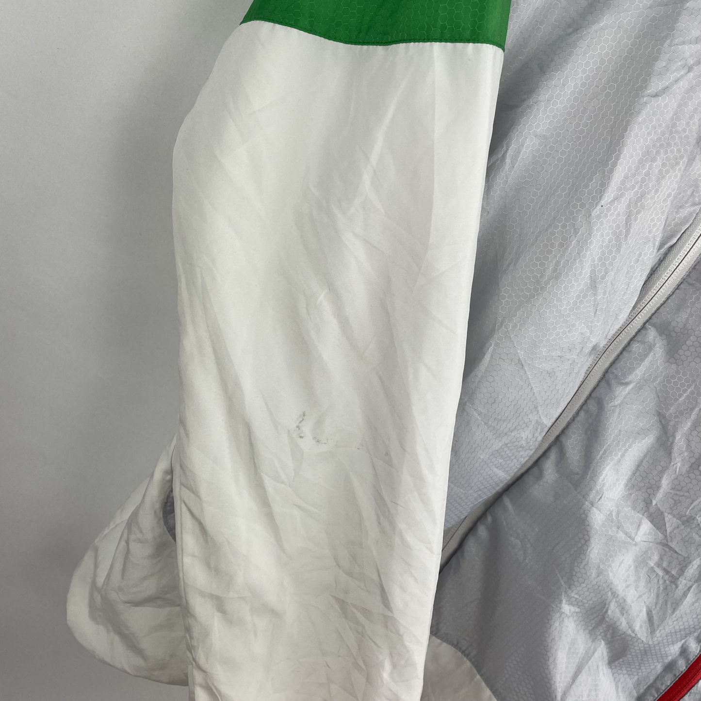 2010s Puma Italien Jacke Tricolore Weiß/Grau (S)