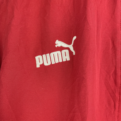 2000s Puma Windbreaker rot schwarz (L)