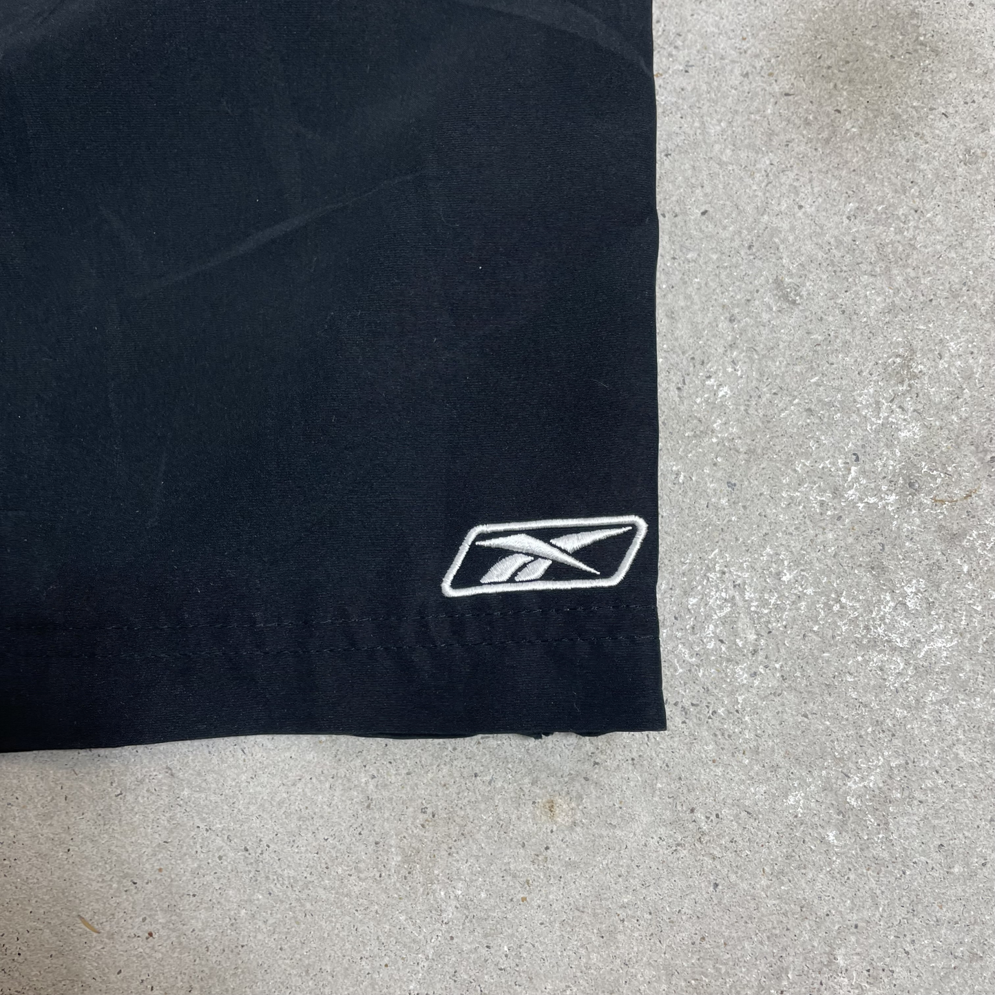2000s Reebok Trainingshose Schwarz/Weiß (M)