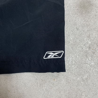 2000s Reebok Trainingshose Schwarz/Weiß (M)
