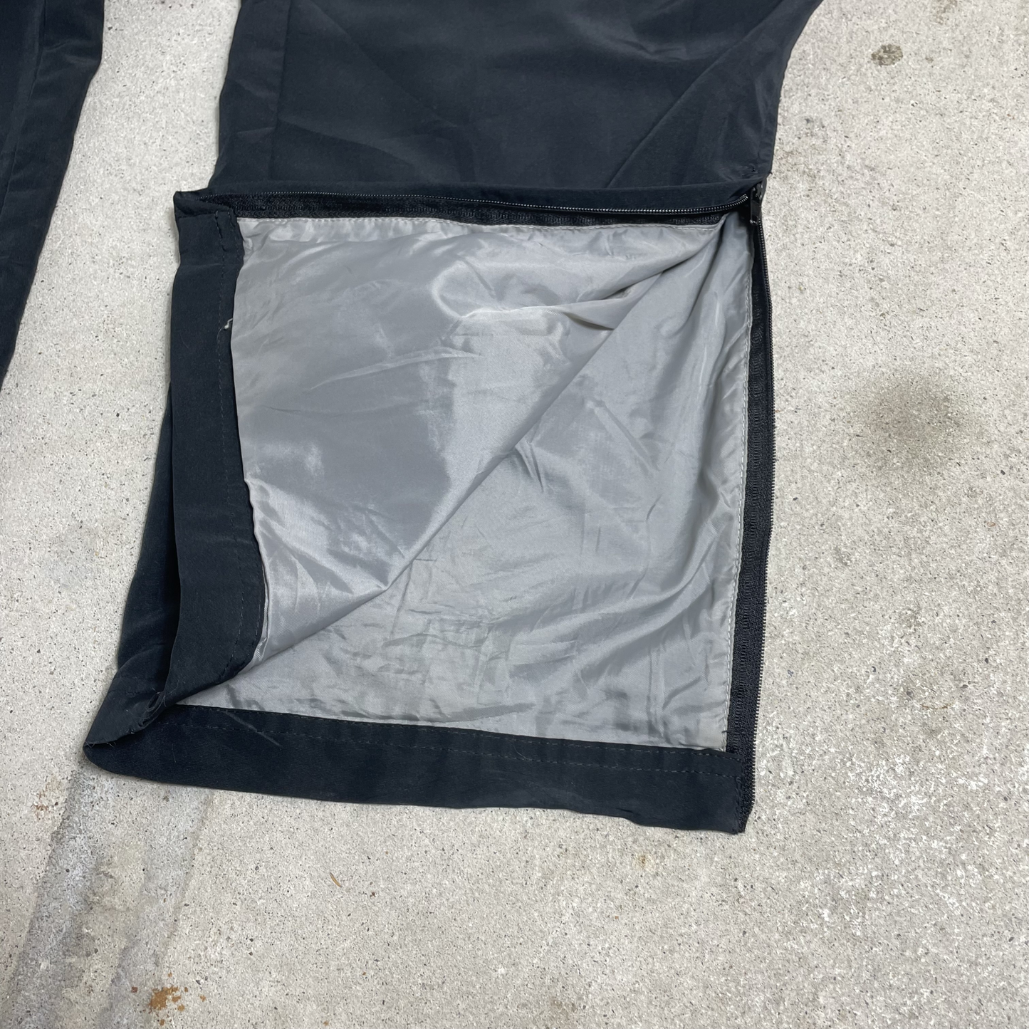 2000s Reebok Trainingshose Schwarz/Weiß (M)