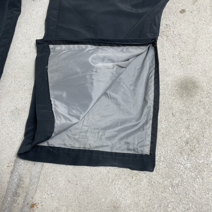 2000s Reebok Trainingshose Schwarz/Weiß (M)