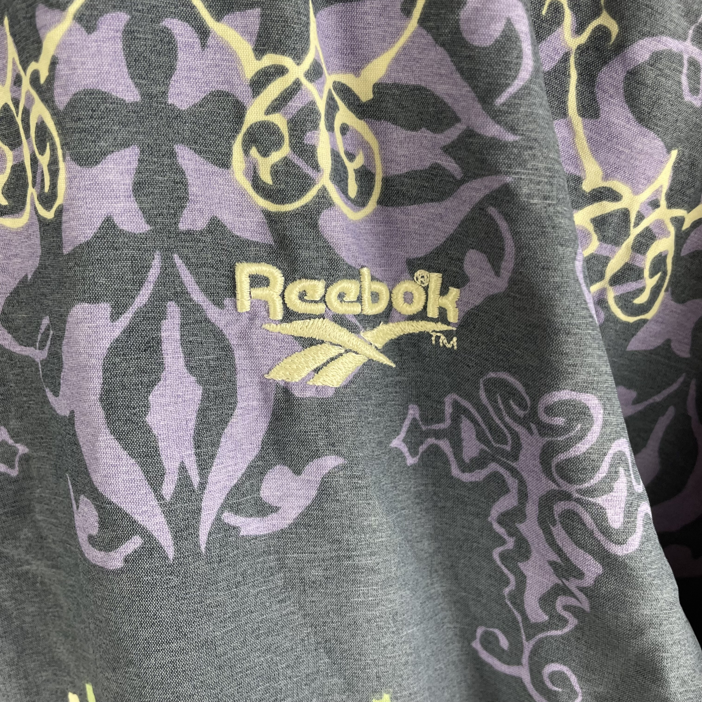 90s Reebok Track Jacket Allover Print Bunt (M)
